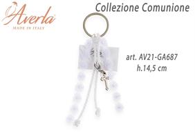 Portachiavi Con Tao Per Bimba Comunione H.14,5 Cm