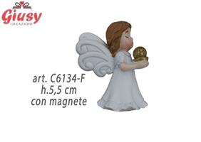 Magnete Angioletto Femminuccia Colore Bianco H.5,5 Cm 12*144