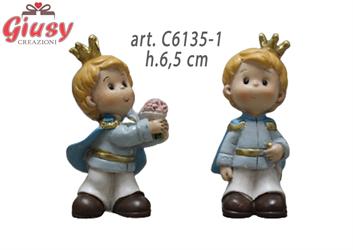 Statuina Principe Con Corona Due Soggetti Assortiti 6,5 Cm 12*144