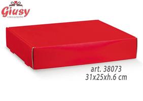 Astuccio Fast Lino Rosso 31x25xh.6,5 Cm 5*50