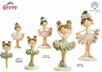 Ballerina Spiritosa In Resina 2 Soggetti Assortiti 12,6 Cm 8*48