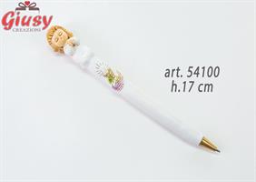 Penna Con Bimba Comunione In Resina H.17 Cm 12*288