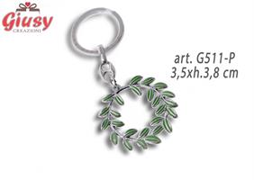 Portachiave Per Laurea Con Corona Trionfale 3,5xh.3,8 Cm