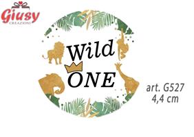 Calamita Wild One In Metallo 4,4 Cm