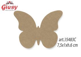 Chiudipacco Farfalla Avana In Cartoncino 7,5x1xh.6 Cm 10*400