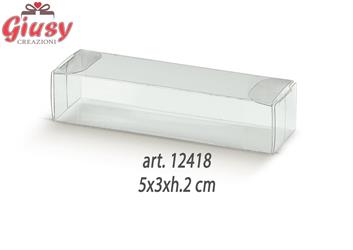Astuccio Trasparente In Pvc 5x3xh.2 Cm 10*200