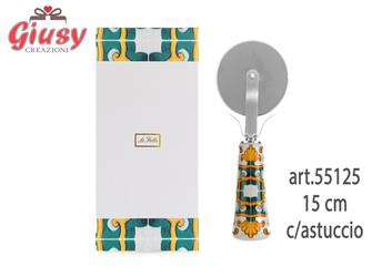 Taglia Pizza Collezione Smeralda 15 Cm Completo Di Astuccio 1*36