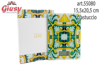 Bilancia In Vetro Collezione Costa Smeralda Max 5 Kg 15,5x20,5 Cm Completa Di Astuccio 1*24