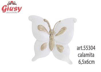 Farfalla In Porcellana Con Calamita 6,5x6 Cm 12*288