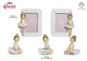 Ballerina Seduta In Resina 9.2 Cm 3 Soggetti Assortiti 6*48