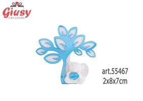 Calamita Albero Celeste Con Orsetto In Gessetto 2x8xh.7 Cm 72*720