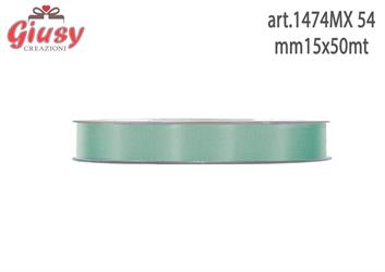 Nastro Raso Verde Gelido 15Mmx50 Metri