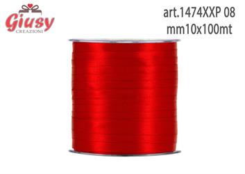 Nastro Raso Rosso Mm10x100 Metri