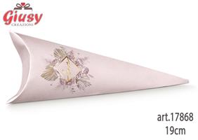 Cono Busta 19 Cm Linea Pampas Con Stampa A Caldo 10*200