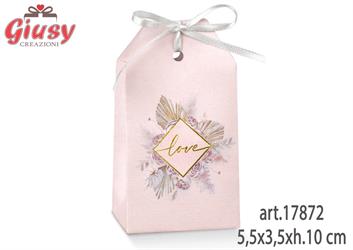 Tag Linea Pampas 5,5x3,5xh.10 Cm Con Stampa A Caldo 10*200