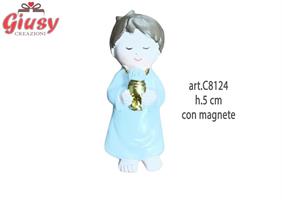 Bimbo Comunione In Resina Con Magnete H.5 Cm 12*144