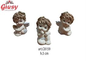 Angioletti 3 Soggetti Assortiti In Resina H.5 Cm 12*144