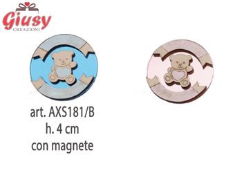 Magnete Orso Boy In Plexi 4 Cm 12*240