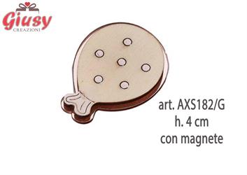 Magnete Palloncino Girl In Plexi H.4 Cm 12*240
