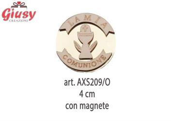 Magnete La Mia Comunione In Plexi Colore Oro 4 Cm 12*240