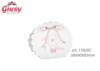 Borsa Rotonda Balloon Rosa 58X40X85 Mm 10*200