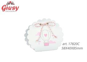 Borsa Rotonda Balloon Rosa 58X40X85 Mm 10*200