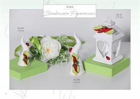 Corno Grande In Capodimonte 5xH.14 Cm Con Applicazione Peperoncino Completo Di Scatola