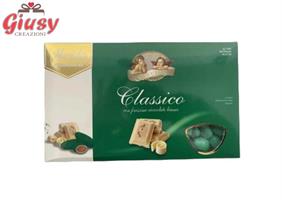 MARIDA VERDE: Mandorla Tostata Ricoperta Di Cioccolato Bianco Colore Verde Senza Amidi 1 Kg