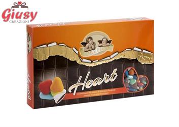 CUORI MIGNON COLORATI: Anima In Cioccolato A Forma Di Cuore 1 Kg