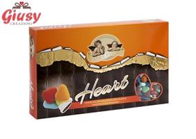 CUORI MIGNON COLORATI: Anima In Cioccolato A Forma Di Cuore 1 Kg