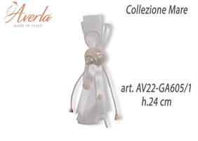 Segnaposto Bianco H.24 Cm Collezione Mare