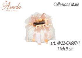 Pon Pon Colore Bianco 11xh.9 Cm Collezione Mare