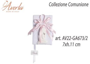 Vangelo Colore Nude Con Gessetto Bimba Comunione 7xh.11 Cm Completo Di Astuccio Cilindro Collezione Comunione