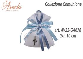 Sacchetto Con Crocetta 9xh.10 Cm Collezione Comunione Bimbo