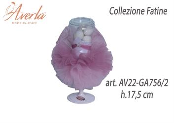 Calice Rosa Antico H.17,5 Cm Collezione Fatine