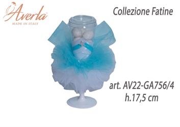 Calice Turchese H.17,5 Cm Collezione Fatine