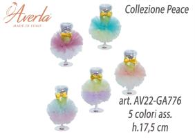Calici 5 Colori Assortiti H.17,5 Cm Collezione Peace