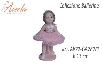 Ballerina In Piedi Piccola Rosa Baby In Porcellana Di Capodimonte H.13 Cm Collezione Ballerine Completa Di Astuccio Cilindro