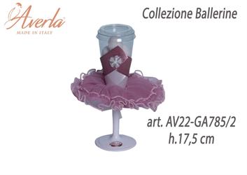 Calice Rosa Shock H.17,5 Cm Collezione Ballerine