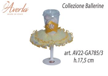 Calice Giallo H.17,5 Cm Collezione Ballerine