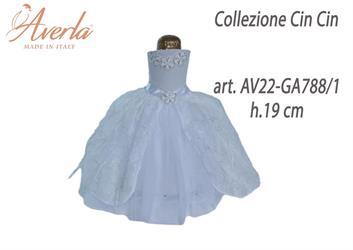 Copribottiglie Princess Bianco H.19 Cm Collezione Cin Cin