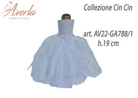 Copribottiglie Princess Bianco H.19 Cm Collezione Cin Cin