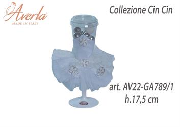 Calice Princess Bianco H.17,5 Cm Collezione Cin Cin