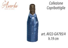 Copribottiglia Prince Avion Completo Di Spumantino Maschio H.19 Cm Completo Di Shopper Collezione Copribottiglie