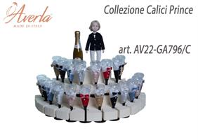 Cesto Con 20 Calici Prince Assortiti Di Colore Collezione Calici Prince