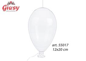 Palloncino Vetro Appendino 12x20cm 6*24