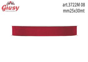 Nastro Doppio Velluto Colore Rosso Mm25x30 Metri
