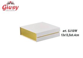 Scatola Degustazione  13x13,5X4 Cm Colore Bianco 6*72