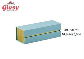 Scatola Degustazione Azzurra 16,5x6x5,5 Cm 6*96