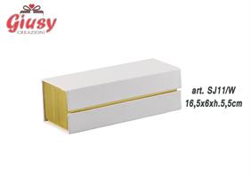 Scatole Degustazione Bianche 16,5x6x5,5 Cm 6*96